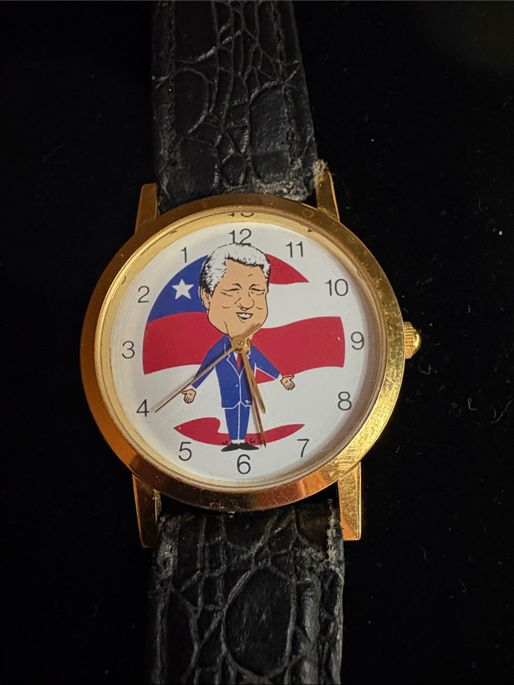 Bill Clinton Goes Backwards Even in Time